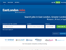 Tablet Screenshot of eastlondonjobs.co.uk